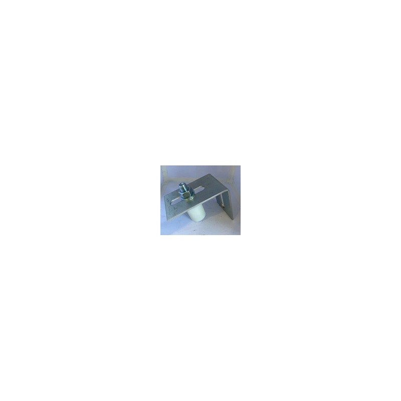 1 ZINC-PLATED ROLLER SUPPORT